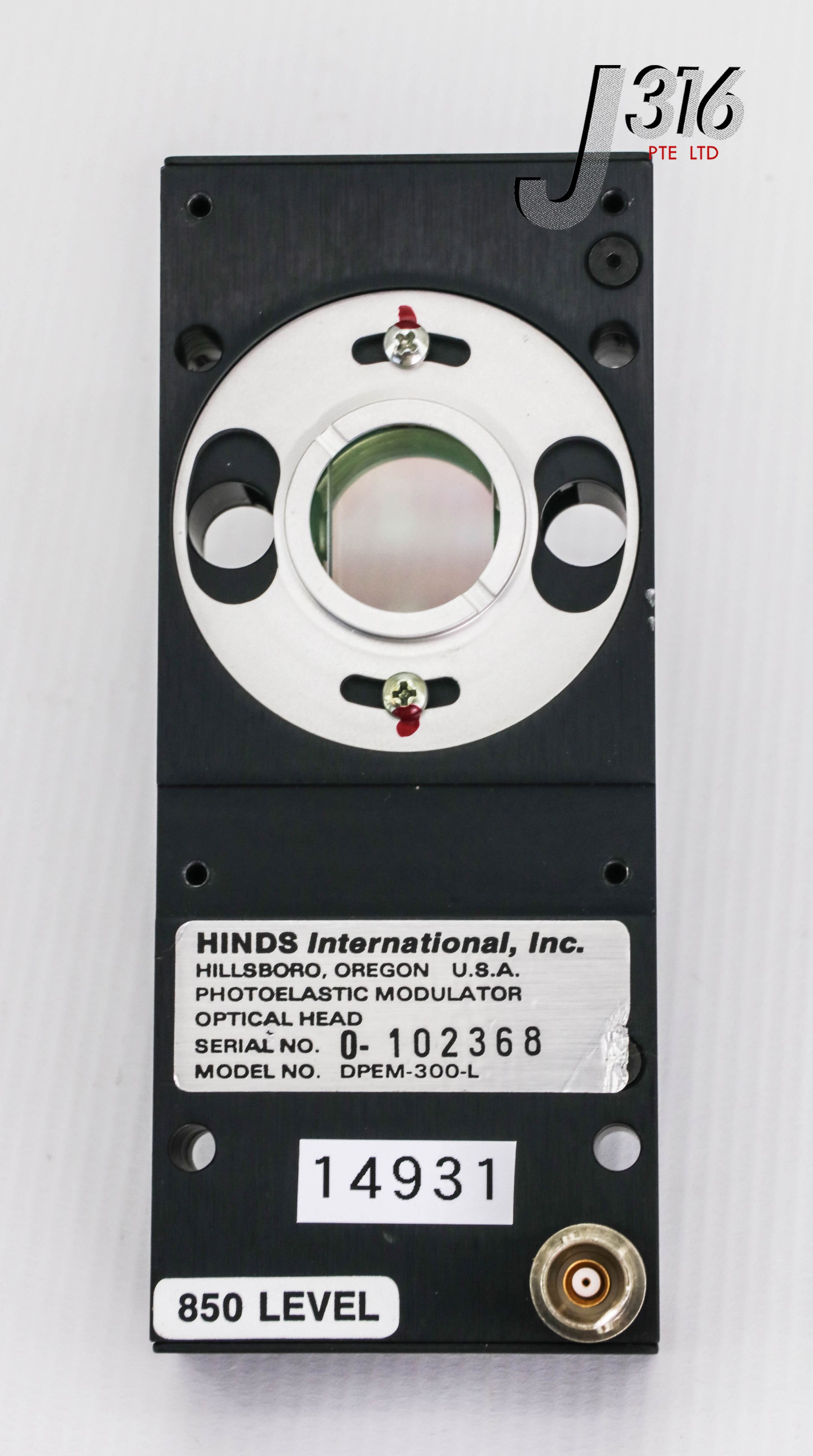 14931 HINDS INTERNATIONAL PHOTOELASTIC MODULATOR DPEM-300-L – J316Gallery